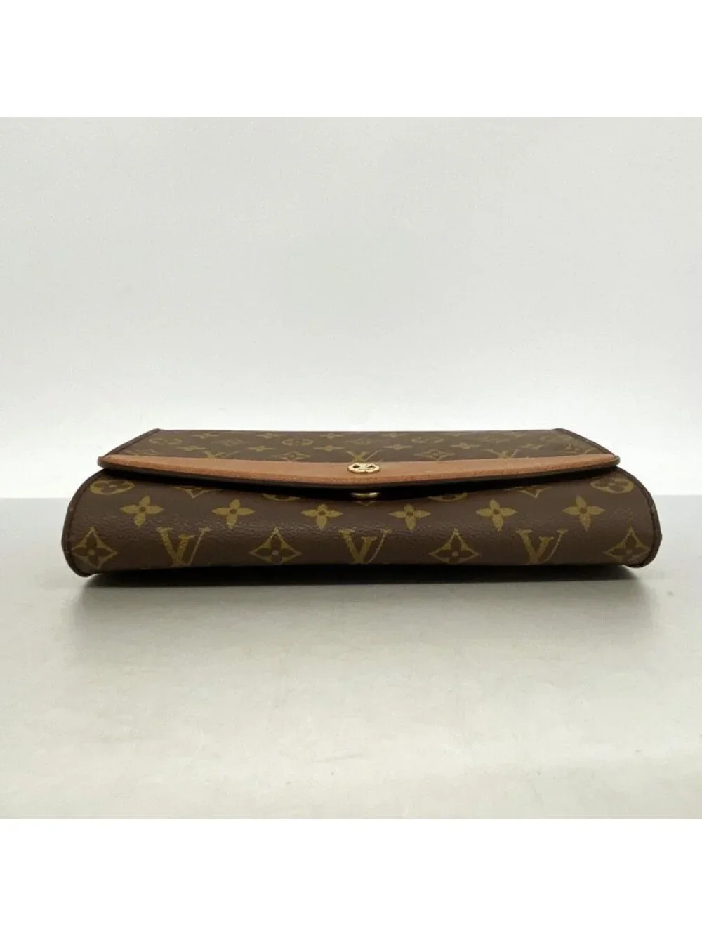 Louis Vuitton Clutch Monogram Bordeaux Brown